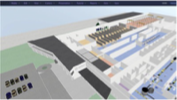 DBR77 Digital Twin — factory layout and simulation